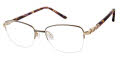 Elle EL 13557 Brown (BR) Eyeglasses - Color Image