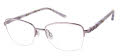 Elle EL 13557 Purple (PU) Eyeglasses - Color Image