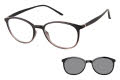 Elle EL 13560 Black (BK) Eyeglasses - Color Image