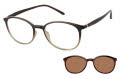 Elle EL 13560 Green (GN) Eyeglasses - Color Image