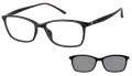 Elle EL 13561 Black (BK) Eyeglasses - Color Image