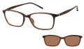 Elle EL 13561 Tortoise (TT) Eyeglasses - Color Image