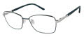 Elle EL 13549 Blue (BL) Eyeglasses - Color Image