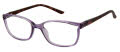 Elle EL 13519 Purple Eyeglasses - Color Image
