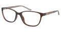 Elle EL 13410 Brown (BR) Eyeglasses - Color Image