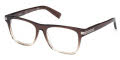 Ermenegildo Zegna EZ5267 Shiny Transparent Brown To Beige (050) Eyeglasses - Color Image