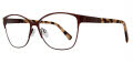 Fatheadz Dea Chieti Burgundy Eyeglasses - Color Image