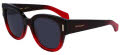 Salvatore Ferragamo SF2007S Gradient Transparent Dark Red (615) Sunglasses - Color Image