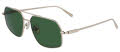 Salvatore Ferragamo SF313S Light Gold / Green (746) Sunglasses - Color Image