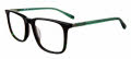 Fila VFI394 Green Havana (01GU) Eyeglasses - Color Image