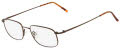 Flexon Flexon 610 Coffee (218) Eyeglasses - Color Image