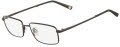 Flexon Benedict 600 Shiny Gunmetal (033) Eyeglasses - Color Image