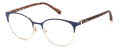 Fossil Fos 7041 Matte Blue (0FLL) Eyeglasses - Color Image
