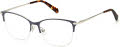 Fossil Fos 7088/G Blue (0PJP) Eyeglasses - Color Image