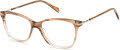 Fossil Fos 7105 Horn Cam Beige (02OH) Eyeglasses - Color Image