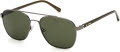 Fossil Fos 3111/G/S Dark Ruthenium / Green (0KJ1/QT) Sunglasses - Color Image