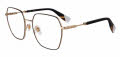 Furla VFU640 Rose Gold Black (301) Eyeglasses - Color Image