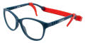 Gizmo Rubber GZ 1014 Dark Blue (DKBL) Eyeglasses - Color Image