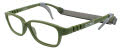 Gizmo Rubber GZ 1011 Olive Eyeglasses - Color Image