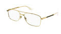 Gucci GG0986O Shiny Endura Gold (001) Eyeglasses - Color Image