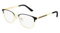 Gucci GG0609OK - Alternate Fit Black-Gold (001) Eyeglasses - Color Image