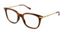 Gucci GG0968O Havana-Gold (002) Eyeglasses - Color Image