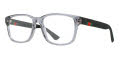 Gucci GG0011O Grey-Black - Size 55 (007) Eyeglasses - Color Image