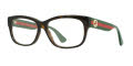 Gucci GG0278O Havana-Green-Red  (012) Eyeglasses - Color Image