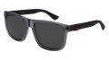 Gucci GG0010S Grey-Black / Grey Polarized Lens (004) Sunglasses - Color Image
