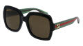 Gucci GG0036SN Black-Green / Brown Lens (002) Sunglasses - Color Image