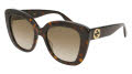 Gucci GG0327S Havana / Brown Gradient Lens (002) Sunglasses - Color Image