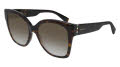Gucci GG0459S Havana-Gold / Brown Gradient Lens (002) Sunglasses - Color Image