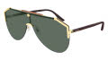 Gucci GG0584S Gold-Havana / Green Lens (002) Sunglasses - Color Image