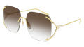 Gucci GG0646S Gold / Brown Gradient Lens (002) Sunglasses - Color Image
