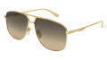 Gucci GG0336S Gold / Brown Gradient Lens (001) Sunglasses - Color Image