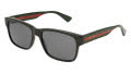 Gucci GG0340S Black-Multicolor / Grey Lens (006) Sunglasses - Color Image