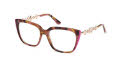 Guess GM50007 Violet / Havana (083) Eyeglasses - Color Image