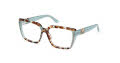 Guess GM50013 Turquoise/Havana (089) Eyeglasses - Color Image
