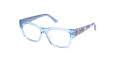 Guess GU50126 Shiny Light Blue (084) Eyeglasses - Color Image