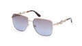 Guess GM00004 Shiny Pale Gold (32W) Sunglasses - Color Image