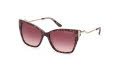 Guess GM0833 Bordeaux / Havana / Shiny Pale Gold (71T) Sunglasses - Color Image