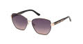 Guess GU00102 Shiny Black (05B) Sunglasses - Color Image