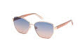Guess GU00102 Shiny Rose Gold (28W) Sunglasses - Color Image