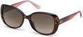 Guess GU7554 Dark Havana / Gradient Brown (52F) Sunglasses - Color Image
