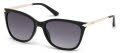 Guess GU7483 Shiny Black-Gold / Smoke Gradient (01B) Sunglasses - Color Image