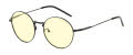 Gunnar Ellipse Onyx / Amber Lens (ELL-00101) Eyeglasses - Color Image