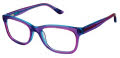 GX by Gwen Stefani Kids GX807 Purple Glitter (PUR) Eyeglasses - Color Image