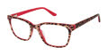 GX by Gwen Stefani Kids GX826 Glitter Leopard Print (MUL) Eyeglasses - Color Image