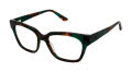 GX by Gwen Stefani GX039 DANYA Green / Brown (GRN) Eyeglasses - Color Image