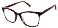 GX by Gwen Stefani GX104 Burgundy Multi (BUR) Eyeglasses - Color Image